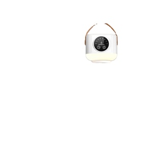 Portable Tripod and Hanging Dual Use Rechargeable Air Circulator With Night <b>Light</b> 4 Speeds Desk Fan for Outdoor Picnic - Product Image 1