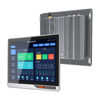 Panel PC Industrial con Botones Frontales, Totalmente de Aluminio, Sin Ventilador, Pantalla Táctil Todo en Uno, Windows Android 10.4, 15, 15.6, 21.5 Pulgadas