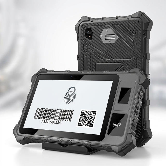Rugged Android Tablet 8 Inch IP65 4GB 64GB with OCR/IC Card/NFC/Fingerprint and Barcode Scanner for Retail