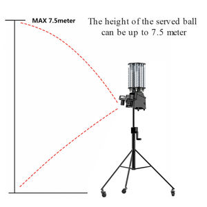Top vente Badminton volant chargeur Badminton APP simuler de vrais matchs servant la Machine PB 6001 pour le Club - Product Image 4