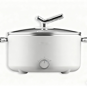 Appareils électroménagers, revêtement antiadhésif 2L, 2 en 1, multifonctionnel, protection contre la surchauffe, couvercle en verre, cuisinière, marmite avec cuiseur vapeur - Product Image 6