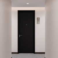 Ensemble de portes acoustiques personnalisées pour hôtel, porte en bois à double arrêt avec cadre pour les Philippines, la Malaisie et l'Indonésie