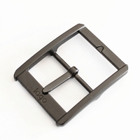 Vente Flash : Boucle de Ceinture Métallique MX-703 en Alliage de Zinc à Barre Centrale Simple, Noir Pistolet, 36mm, Durable, Personnalisable OEM, Tendance