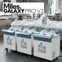 Mesin Pembuat Es Krim Miles GALAXY PRO V2 Harga Pabrik, Laris Manis, untuk Membuat Es Krim, Gelato, Sorbet & Frozen Yogurt Segar