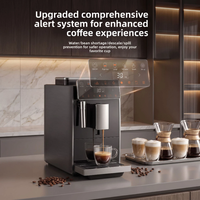 Machine à café expresso professionnelle entièrement automatique 19 bars, du grain à la tasse, électrique, écran tactile, pour la maison et le bureau