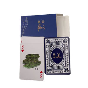 Cartes à jouer personnalisées, durables, imperméables, cartes de poker en PVC, cartes de poker en plastique, couleur personnalisée or/argent/noir - Product Image 4