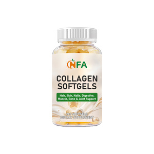 Gélules de collagène personnalisées en usine, contenant de la vitamine C avec du sodium, favorisant la flexibilité des articulations, complément de collagène en gélules - Product Image 1