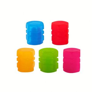 Lot de 4 capuchons de valve lumineux phosphorescents, universels, anti-poussière, pour voiture, moto, vélo - Product Image 4