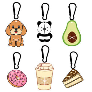 Tas kotoran anjing mewah bentuk kustom ramah lingkungan klip tempat tas limbah hewan peliharaan portabel Dispenser untuk tali atau sabuk - Product Image 3