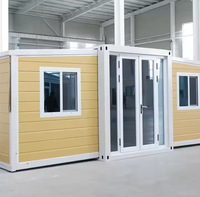 Maison conteneur extensible pour campement isolé avec conception étanche