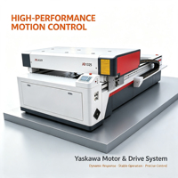 JQ Laserschneidemaschine 1325 CO2-Laserschneider 100W 130W 150W CO2-Laserschneiden für Acryl und Holz mit Ruida-System und Getriebe