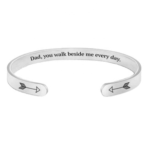 กำไลข้อมือชุบทอง18K สำหรับผู้หญิงกำไลข้อมือ316สลักโลโก้ตามสั่งสำหรับผู้หญิง - Product Image 1