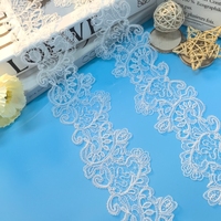 Tissu en maille à motif floral de haute qualité, en dentelle à cils coupés en fil de soie, pour vêtements et sacs écologiques, idéal pour le bricolage