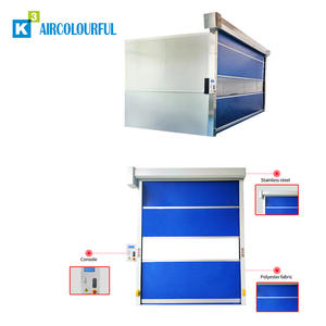 Venta al por mayor de China, tela de PVC, lavado de coches, plástico, acción rápida, sistema de servo automático, Rollo rápido, puerta de persiana enrollable de alta velocidad - Product Image 2