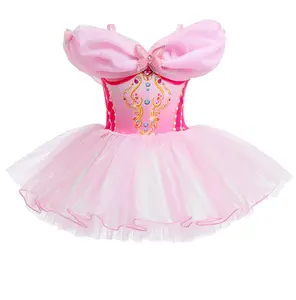 2023 Tutu Kids Fluffy Rok Dance Dress Performance Kostuum Kids Ballet Tutu Dance Party Jurk