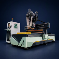 Machine de fraisage CNC pour le bois avec broche 9 kW, ATC, moteur servo, système Syntec NC Studio, pour le traitement des panneaux de meubles