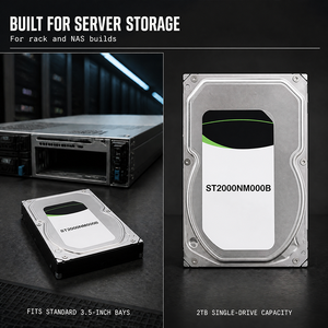 New Model ST2000NM000B 3.5 Inch Enterprise Mechanical Hard Drive 2TB <b>SATA</b> 6Gb/S 7200RPM 256MB CMR For Server Data Center Storage - Product Image 1
