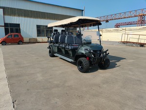 รถกอล์ฟ 60V 200Ah 4 ที่นั่ง แบตเตอรี่ลิเธียม ยางสำหรับทุกสภาพพื้นผิว 4x4 มอเตอร์ 4KW ระยะทางวิ่ง 90 กม. - Product Image 2