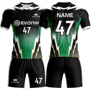 ODM男子足球球衣定制全升华足球队制服快干透气运动服新技术服装标志 - Product Image 1