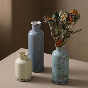 Nordic Grey Grote Keramische Vaas Porseleinen Bloempot Kerst Home Decor Keramische Vaas - Product Image 3