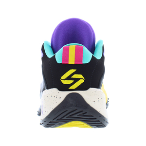 Chaussures de basketball pour garçons Luka 3 GS légères, respirantes, à lacets, noir Hyper Grape Hyper Jade - Product Image 3