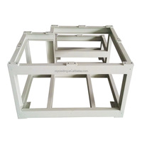 Soporte Estructural de Chapa Metálica Grande, Soldado en Aluminio/Acero, Personalizado para Soporte, con Fabricación con Recubrimiento en Polvo