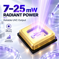 Diode LED UVC compacte en céramique AlN 3535 SMD de 0,6 W (270 nm à 280 nm) pour la purification de l'eau et la désinfection de l'air