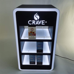 Présentoir de comptoir en acrylique durable SHP pour boîtes de cigarettes, support de présentation pour diverses tailles de paquets sur étagère de gondole intérieure - Product Image 1