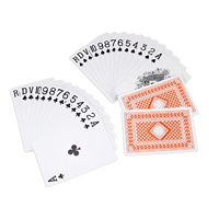 Cartes à jouer en plastique PVC personnalisées sur mesure, cartes à jouer en papier en gros avec votre propre logo