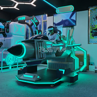 Máquina Simuladora de Realidad Virtual 9D de Lujo, Totalmente Automática, de Alta Calidad, para Parques de Diversiones