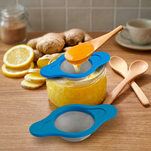 Passoire pratique Anax en acier inoxydable 304 à mailles fines, réutilisable et lavable au lave-vaisselle, outil de cuisine pour ghee, thé, thymose - Product Image 3
