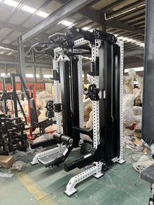 Macchina da allenamento per la forza da palestra professionale per la casa Trainer multifunzionale regolabile per Squat Rack pesi al petto per <span class=keywords><strong>esercizi</strong></span> al coperto - Product Image 5