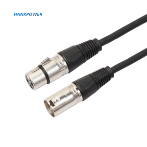 Cavi DMX di alta qualità maschio 3pin XLR a femmina 3pin XLR cavi 1m/2m personalizzati - Product Image 2
