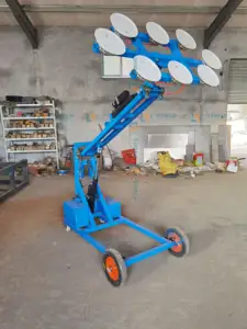 Yeni tasarım dikey/yatay taşıma 400kg vakumlu cam kaldırma makinesi/vantuz vakum cam kaldırıcı