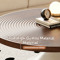 Nouvelle table basse en bois style médiéval minimaliste 2026 pour usage domestique, petits appartements, couleur noyer, multifonctionnelle, design simple