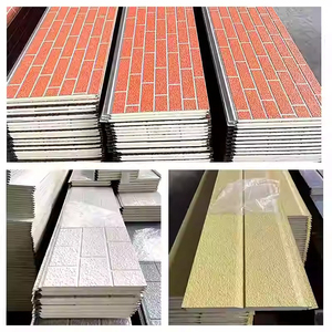 Paneles Decorativos Impermeables para Paredes, Paneles Sándwich de Plástico PU, Paneles de Revestimiento Tallados con Grano de <span class=keywords><strong>Madera</strong></span> 3D, Ligeros - Product Image 5