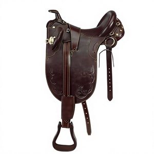 Selle de course en cuir durable avec motif gravé et quincaillerie SUS304, personnalisable pour l'équitation, prix de gros - Product Image 4