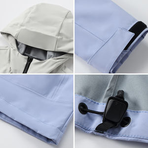 Impermeable para hombres, cortavientos, impermeable Softshell, fabricación personalizada, mantiene el calor, transpirable - Product Image 5