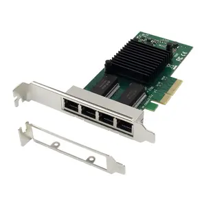 Sunweit ST7238 PCIe x4 I350-T4 Server tembaga Gigabit NIC I350