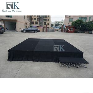 Plateforme de scène en aluminium, carrée, 4 pieds x 4 pieds, antidérapante - Product Image 5