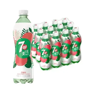 600ml चीनी नरम नींबू पेय calypso 7up शीतल पेय कार्बोनेटेड शीतल पेय