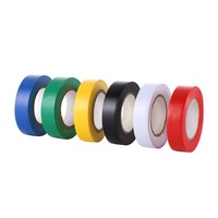 Nastro Isolante Elettrico in PVC Colorato ad Alta Tenacità, Spessore 0,13mm, Lunghezza 10m, Intervallo di Temperatura 0-80°C, con Logo