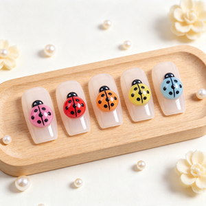 Accesorios de <span class=keywords><strong>Uñas</strong></span> con Lindas Mariquitas Brillantes, Adornos de Resina 3D Coloridos, Mini Insectos Decorativos para <span class=keywords><strong>Uñas</strong></span>, Diseño de <span class=keywords><strong>Uñas</strong></span> Hecho a Mano para Salón de Belleza - Product Image 6