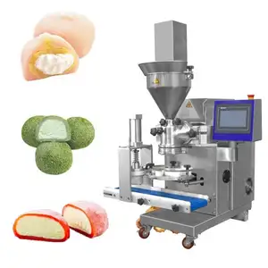 Automatic Mochi Balls Filling Commercial Automatic Mochi Encrusting Machine Snack Machines Mochi Ice Cream Maker Machine