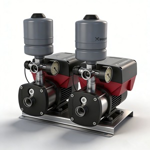 Pompe de surpression centrifuge Grundfos CMBE Twins à fréquence variable 1 CV avec moteur à onduleur pour eau du robinet, raccord à bride - Product Image 3