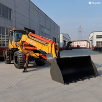 YAWEH 1.5t Chariot Élévateur diesel Multifonction 4wd Telehandler Mini Wheel Boom Chargeur Télescopique Fabriqué en Chine