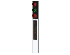 300mm 400mm Mobile Portable Powered Traffic Lights Pedestrian Lights With High-brightness LED