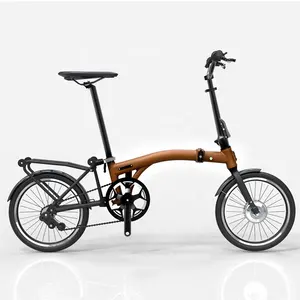 Lega di alluminio e bici 16 pollici ebike 36V 350W city bici elettrica pieghevole