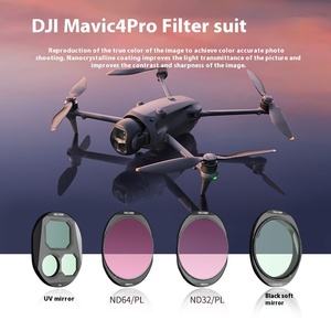 Versione professionale Wolfgang per DJI Mavic 4Pro filtro regolabile CPL riduzione della luce protettiva nera Drone - Product Image 3