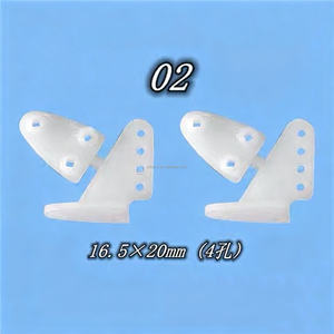 Modèles DIY pour aéronefs en bois de balsa et nylon gris clair, avec cornes à 3 et 4 trous - Product Image 3